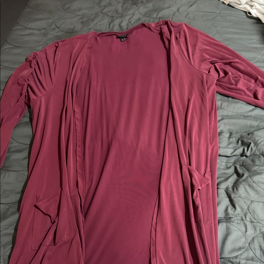 Torrid Burgundy Cardigan